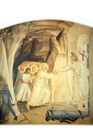 Cristo colando a sus súbditos