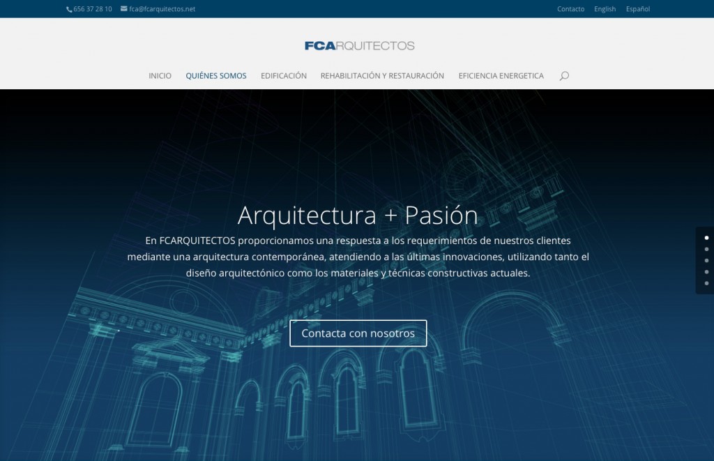 Página web de FCArquitectos